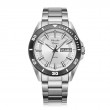 Alexandre Christie AC 6512 Silver White Black Ring MEBTBSL